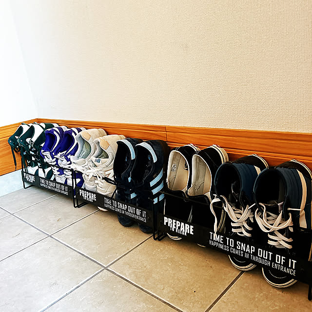 Entrance,VANS,New Balance,Adidas,nike,ニトリ,スリッパラック,スニーカー収納,スニーカー,新生活 skhrの部屋
