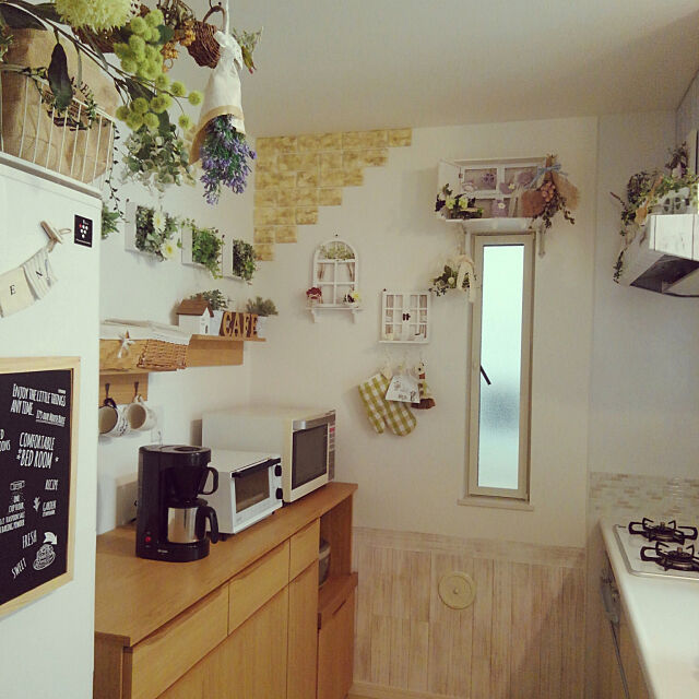 Kitchen,ナチュラルインテリア,DIY,100均,注文住宅 okuriの部屋