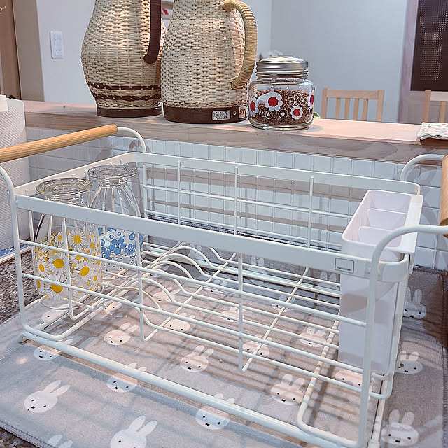 Kitchen,イベント参加します♡,トスカの水切りかご,アデリアレトログラス,おきにいりー♡,ナチュラル,お花が好き♡,なちゅらるが好き★ pekoの部屋