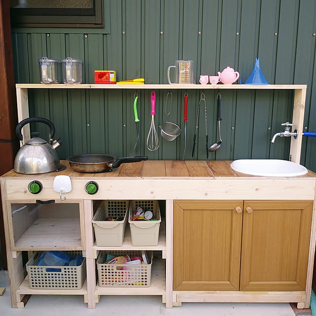 Overview,ままごとキッチン DIY,廃材利用,リメイク,SDGs,サステナブル,子どもの遊び場 RAMIEの部屋