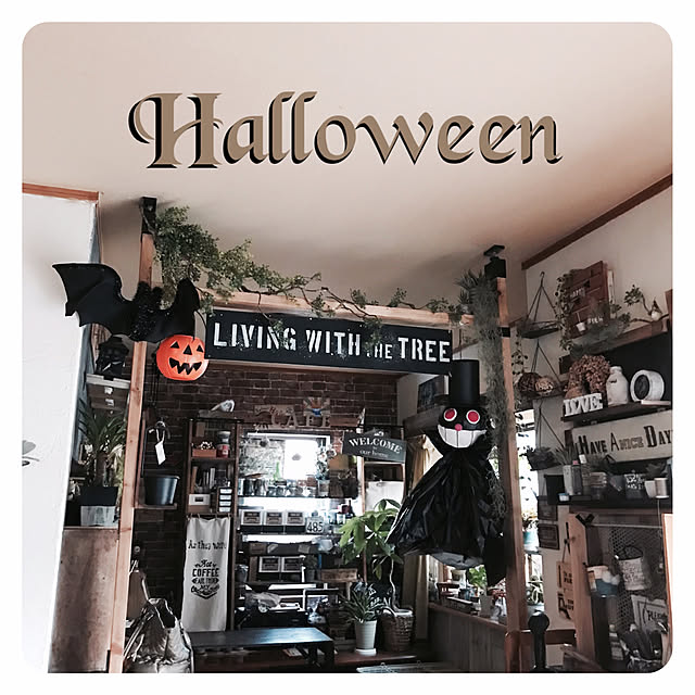 Lounge,いなざうるす屋さん,手作りHalloween,HALLOWEEN,いいね&コメント喜びます♥,Insta→SOYURU-MAMA,DIY,木材が好き,男前,男前でも可愛く,フォロワーさんに感謝♥,ナチュラルドライ,いいね、フォロー本当に感謝です♡,男前とナチュラルMIX,NO GREEN NO LIFE,壁紙屋本舗 soyuru-mamaの部屋