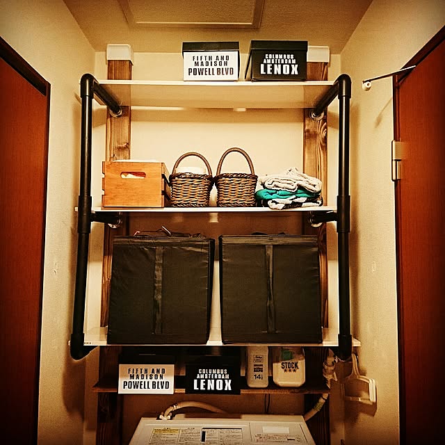 My Shelf,塩ビ管,塩ビパイプ,塩ビ管DIY,塩ビパイプ棚DIY,塩ビパイプDIY,塩ビパイプ棚,DIY,ブライワックス,ブライワックス・ジャコビアン kiraの部屋