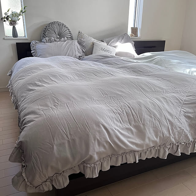 Bedroom,いや、601枚目？,投稿600枚目,600枚目の投稿♪,いいね！コメント！うれしいです♥,いいね押し逃げごめんなさい(>_<),いいね、フォロー本当に感謝です♡,グレー大好き♡,リラックス空間,デコホーム,ニトリデコホーム,記録用なのでコメントお気遣いなく♡,4枚投稿です♡,自己満ですが…(´>∀<｀)ゝ,記録用ですのでお気遣いなく ᵕ̈ *,記録も兼ねて,自己肯定感を高めよう！ rikuerinka86の部屋
