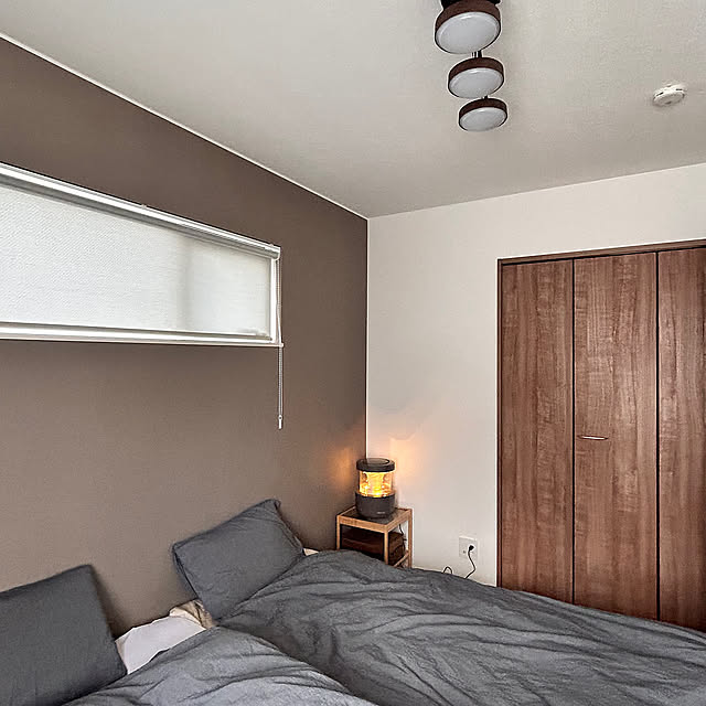 寝室,アクセントクロス,住宅設備,心地よい暮らし happyの部屋