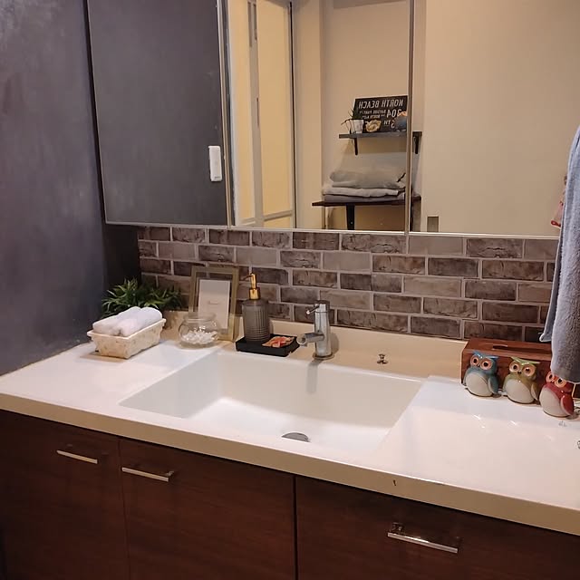 Bathroom,DIY,洗面所インテリア nozの部屋