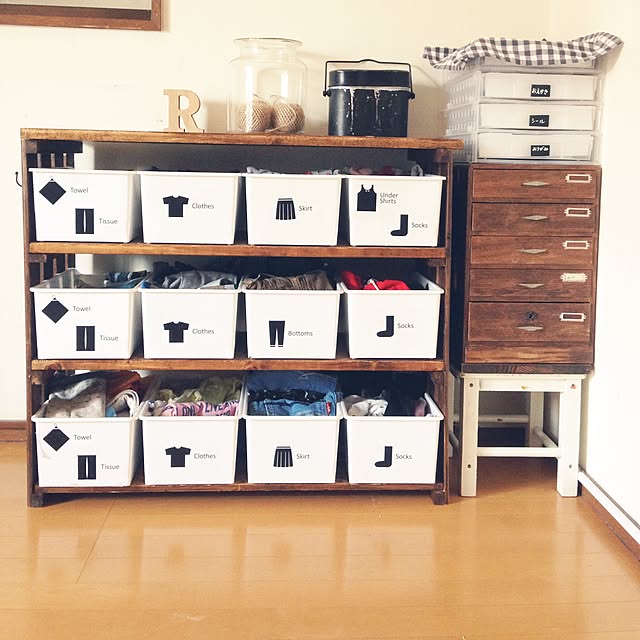 My Shelf,DIY,セリア,収納,100均,整理,BRIWAX ジャコビアン,男前,古道具,OURHOME eri145の部屋