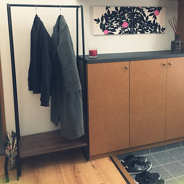 Entrance,アイリスオーヤマ,コートハンガー,新入り,マンションライフ juneの部屋