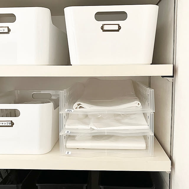 Kitchen,ストレス解消法,ゴミ袋収納,A4ラック,セリア,IKEA,ウェルビーイング,モノトーン,ホワイトインテリア,グレーインテリア,ホワイト×グレー,北欧インテリア yu-yuukiの部屋