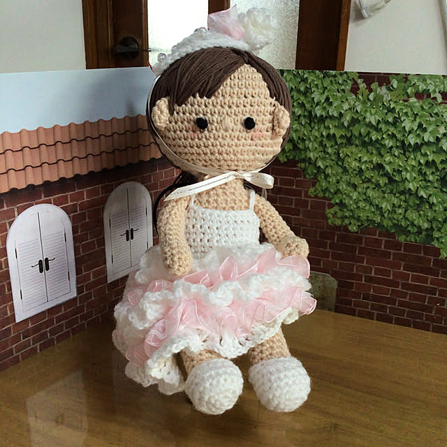 着せ替え編みぐるみDOLL 参照,ダイソー,100均,セリア,ハンドメイド meguの部屋