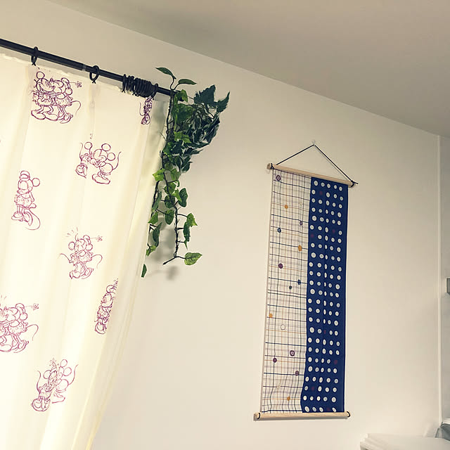 On Walls,ダイソー,手ぬぐいタペストリー,Daiso,一条工務店 kasumiの部屋