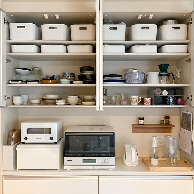 Kitchen,やわらかポリエチレンケース,無印良品,水筒収納,食器棚,新生活,収納,収納アイデア tokonekoの部屋