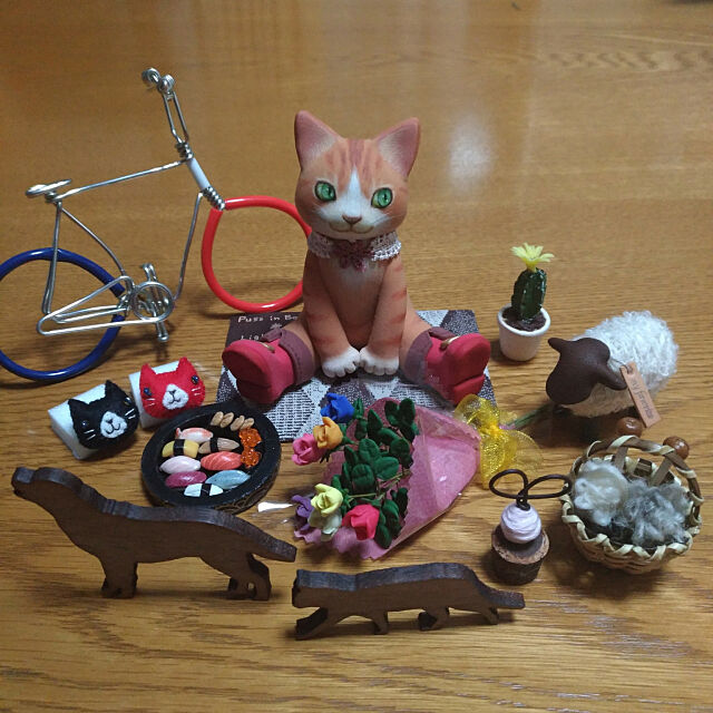 My Shelf,雑貨,猫,すきなものに囲まれた暮らし,可愛いものだいすき♪,樹脂粘土 mikamonの部屋