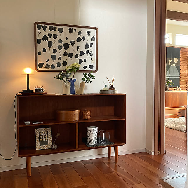 紫陽花,鹿児島睦 花器,リサラーソンワードローブシリーズ,ローゼンダールコペンハーゲン,fine little day,北欧ヴィンテージ,木製家具,Entrance walking123の部屋