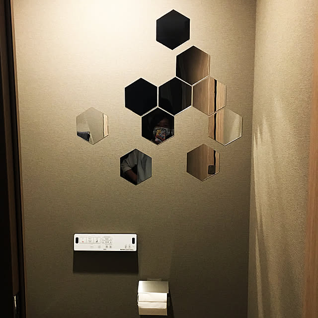 モノトーン,シンプルモダン,雑貨,北欧,ナチュラル,IKEA,DIY,ニトリ,カフェ風,Bathroom sunachaanの部屋