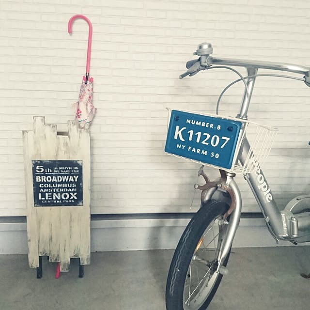Entrance,傘立て,セリア,ダイソー,工作木材,すのこリメイク,DIY,男前,100均リメイク yuta703の部屋