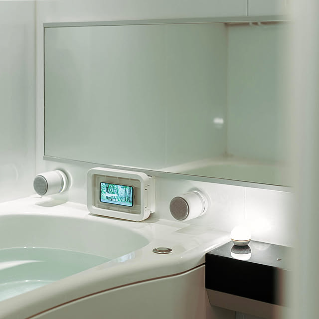 くらしのリズムを整える,MAGSPEAKER DUO,リズムのスピーカー,Bathroom,スマートスピーカー,防水,お風呂,シアター,MAGCASE,Bluetoothスピーカー,echo dot hinatabirdの部屋