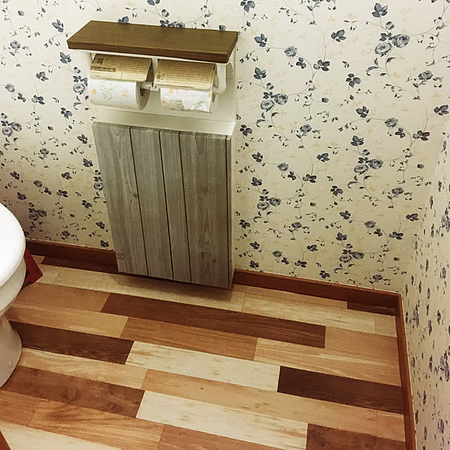 Bathroom,床リメイク,リメイクシート,北欧,100均,ダイソー,キャンドゥ Juriの部屋