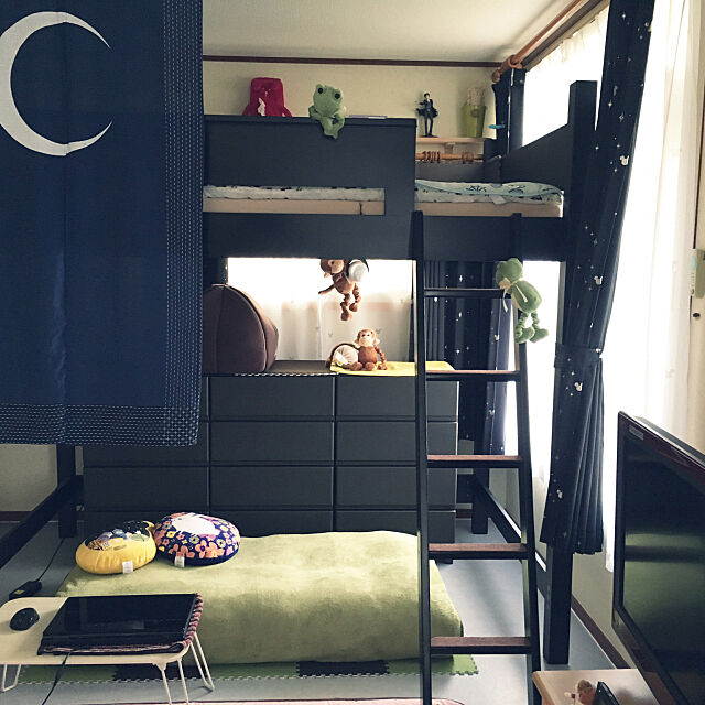 Bedroom,ロフトベッド,雑貨,ソファ kururugiの部屋