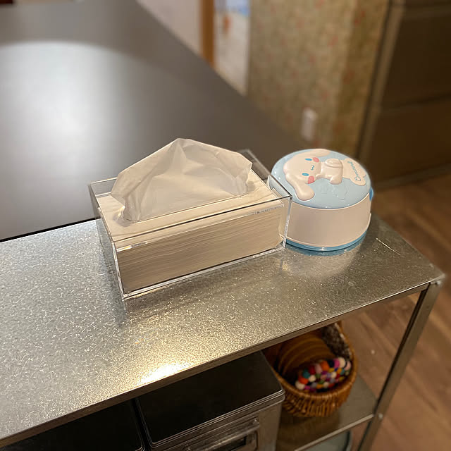 My Desk,ダイニング,ダイニングテーブル,収納ボックス,トタンボックス,IKEA,IKEAの棚,ヒュッリスシェルフユニット,ウエットティッシュケース,アクリルティッシューボックス,無印良品,ティッシュケース,ヒュッリス Yume_usagi_13の部屋