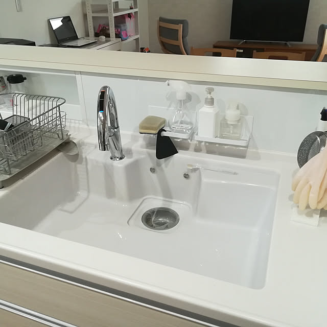 Kitchen,タカラスタンダード,オフェリア,アクリル人大シンク,ホーローパネル,掃除しやすさ重視,シンプルインテリア sayuryoの部屋