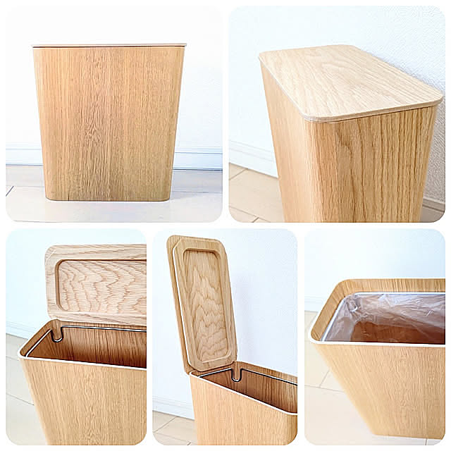 ごみ箱,無印良品,無印良品木製ゴミ箱,2990円商品,別売フタ　890円商品,天然素材,チーク材,2021.11.27,イベント用,イベント用なのでコメントお気遣いなく。 YuriYuriの部屋