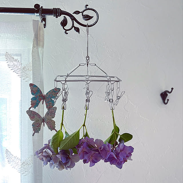 ドライフラワー,3COINS雑貨,3COINS,紫陽花ドライ,紫陽花,アジサイドライ,アジサイ,Lounge yopinの部屋