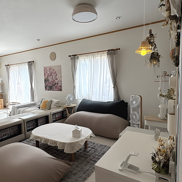 ヨギボー,好きなインテリアブランド,yogiboのある暮らし,コメントスルーで大丈夫です♡,アイリスプラザ,Overview yuri.sの部屋