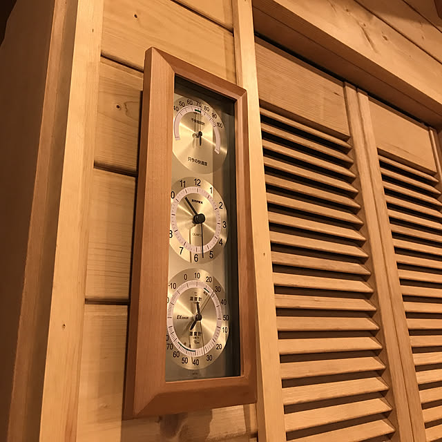 On Walls,の必需品,薪ストーブのある部屋,エンペックス湿度計,温湿度計 harashige139の部屋