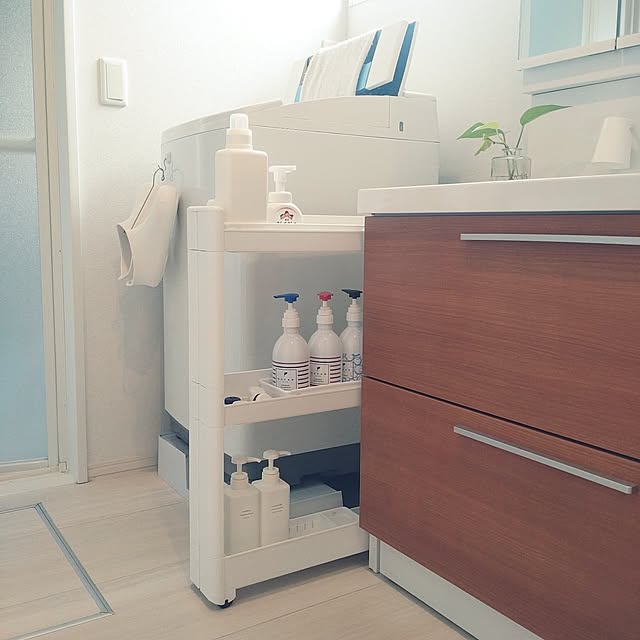 Bathroom,狭い,暮らしの投稿,すっきり暮らす,楽しく暮らす,心地よい暮らし,シンプルな暮らし,スリムワゴン tan5の部屋