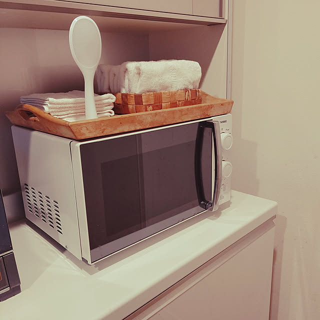 Kitchen,ルーティーン,かご収納,白樺かご,トレイ parfaitの部屋
