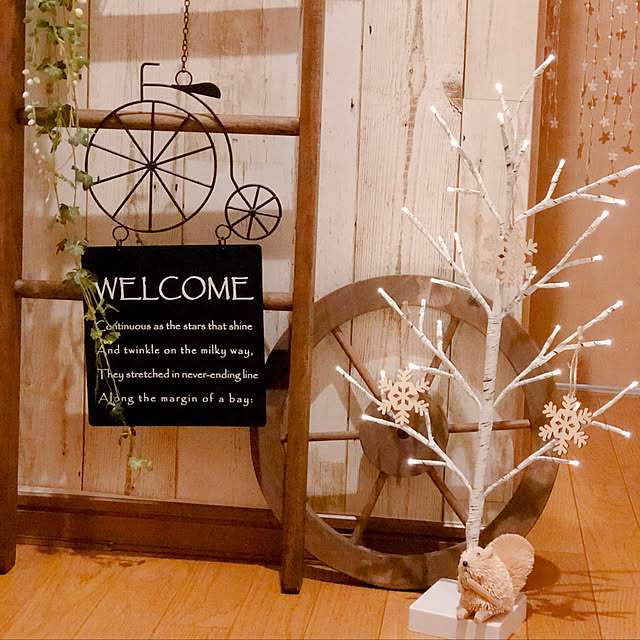 2019.11.4,イオン・モニター,ホームコーディ,HOME COORDY,ナチュラルオーナメント,白×木が好き,ナチュラル,ニトリ,ナチュラルインテリア,イオン,LEDツリー,Entrance Sorieの部屋