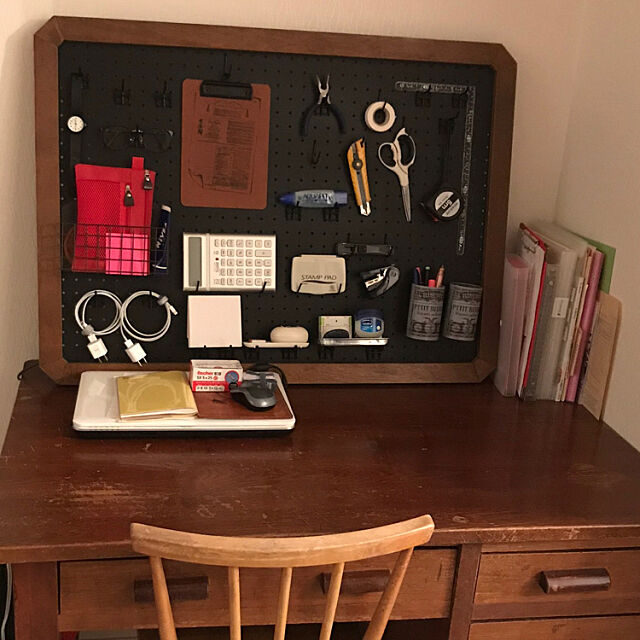 My Desk,壁面収納,アーコールチェア,片袖机 nicoの部屋