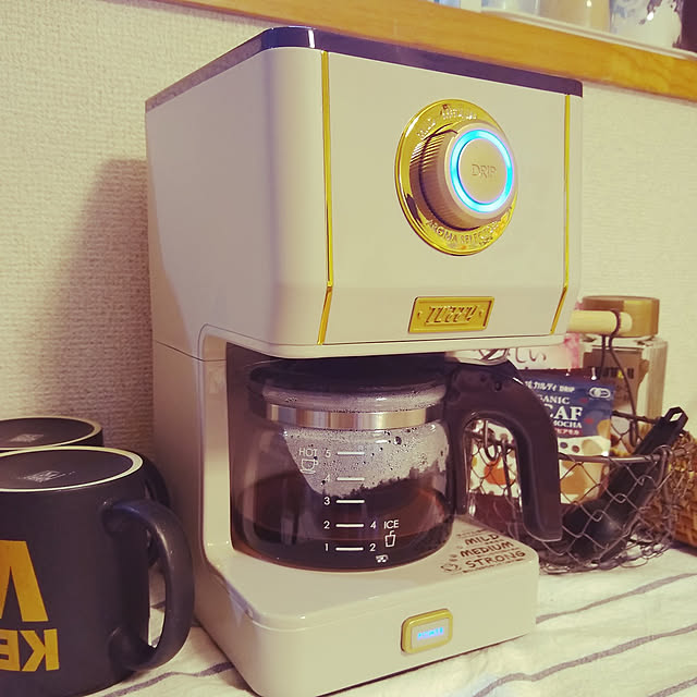 RoomClipショッピング,ウェルカムクーポンキャンペーン,クリスマスプレゼント,コーヒーメーカー,カフェコーナー,コーヒータイム,ウェルカムクーポン当選しました,Lounge,おうちカフェ onigiriの部屋