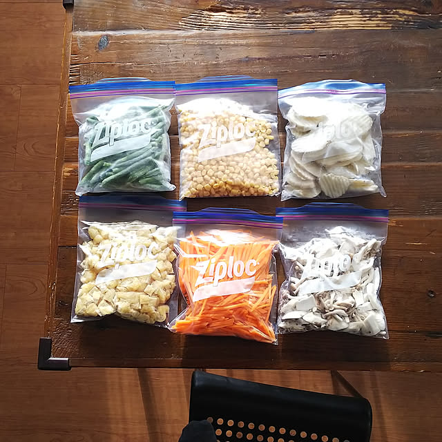 My Desk,冷凍ストック,ziploc ahahaの部屋