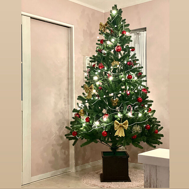 Lounge,Christmas＊*,christmas tree,Christmas,クリスマスオーナメント,Xmas大好き♡,Xmas,Xmasツリー,クリスマス,クリスマスツリー210㎝,IKEA me__meの部屋