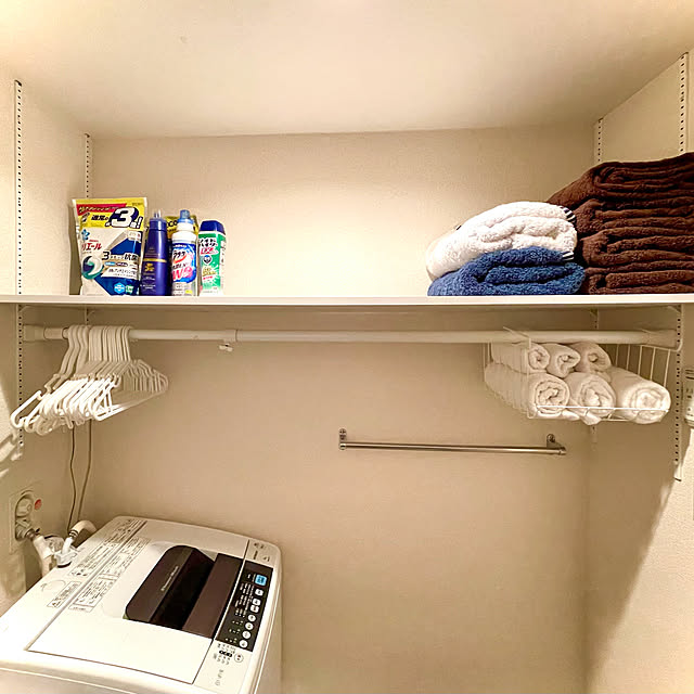 バスタオル,WTW,IKEA,ランドリーラック DIY,ランドリールーム,Bathroom Toshikiの部屋