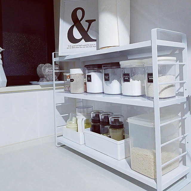 Kitchen,建て売り一戸建て,tower,モノトーン,整理整頓出来ない人 kiiiii-naの部屋