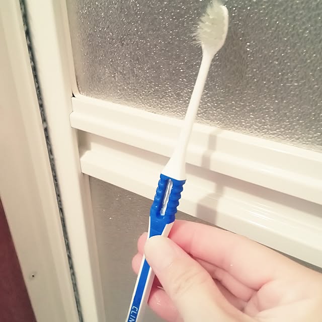 Bathroom,２LDK,賃貸,お風呂のドア,掃除,歯ブラシでお掃除,お風呂のドア掃除,クリニカ,複数枚投稿 mahiro34の部屋