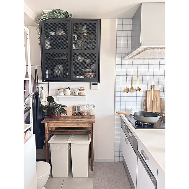 On Walls,キッチン棚,キッチン収納,イーヴァル　IKEA,イーヴァル,スチールラック,ikea 食器棚,食器棚 収納,食器棚,壁面収納,リノベーション,リノベーション物件,海外インテリアに憧れる,中古を買ってリノベーション,中古マンションリノベーション,リノベーションマンション,中古マンションリフォーム,中古マンションリノベ,キッチン sakielの部屋