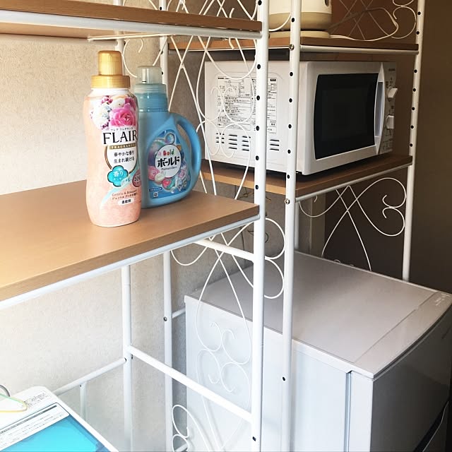 組み立て家具,ラック,冷蔵庫,洗濯機 Nicoleの部屋