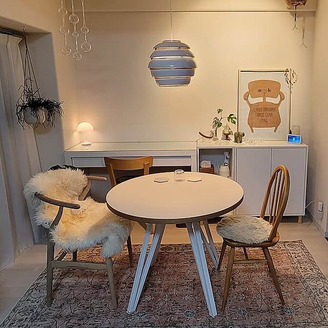 Lounge,アテネの朝,アーコールチェア,KANADEMONO,mina perhonen,artek,ビーハイブ,ミナペルホネン,yチェア,パンテラポータブル,IKEA,artek69 mippyの部屋