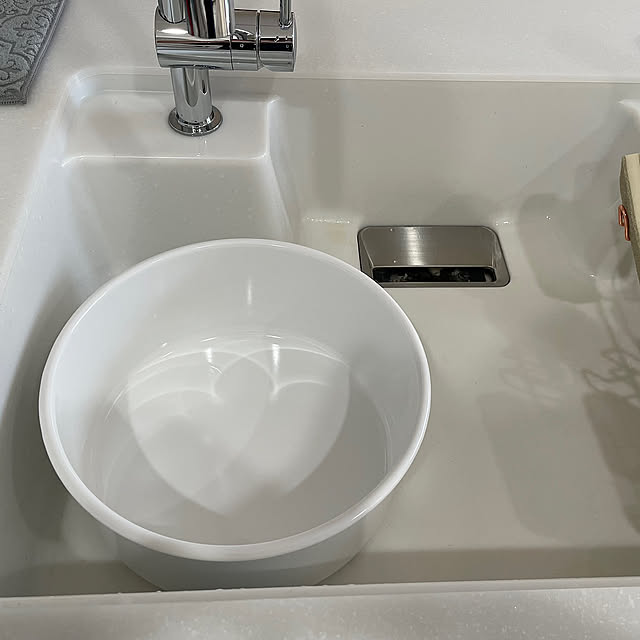 Kitchen,野田琺瑯洗い桶,野田琺瑯,ホワイトインテリア,パナソニック,Panasonic,ホワイト大好き,ホワイトインテリアに憧れて♡ mikiaki._+の部屋