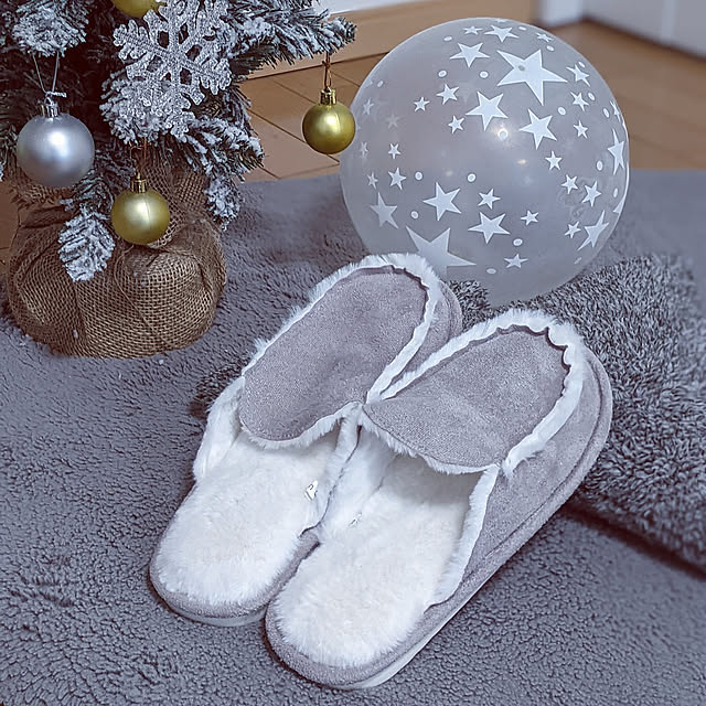 Lounge,ルームシューズ,ダイソー,100均,飾り付け,クリスマス,ニトリ coutileの部屋