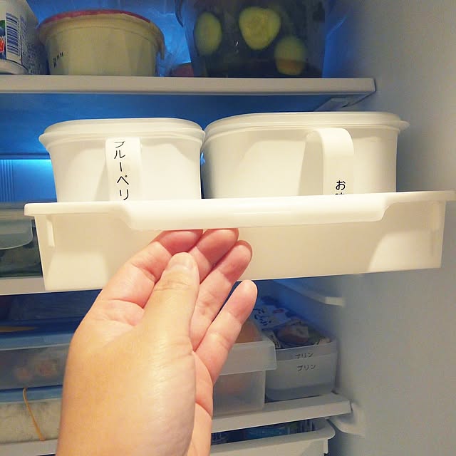 使い方いろいろ,冷蔵庫収納,味噌ストッカー,100均,いいね&フォローありがとうございます☆,見てくださってありがとうございます,整理収納アドバイザー1級,無言いいね。すみません(｡>д人),ルームクリップに感謝,皆様のあたたかさに感謝❤,ご縁に感謝です,無言いいね＆フォロー大歓迎です♥,セリア,賃貸インテリア Myuuの部屋