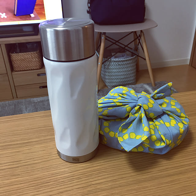 thermo mug,かまわぬ風呂敷,引っ越し後,BRUNO,無印良品,一人暮らし,marimekko,My Desk cinoの部屋