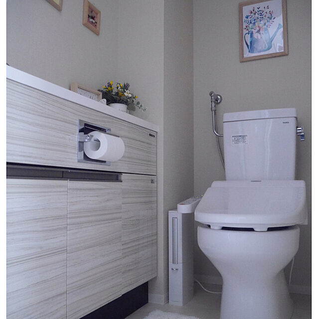 スリム,トイレポットとブラシ収納の一体型,ニトリ,スッキリ暮らしたい,シンプルな暮らし,北欧ナチュラル,Bathroom mimiの部屋