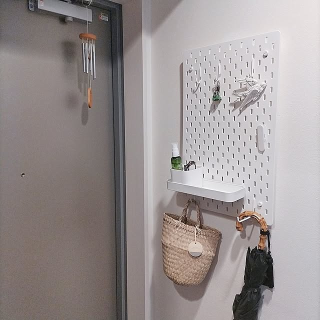 Entrance,お家の悩み,IKEA,シンプルが好き,賃貸インテリア,整理収納,シンプルインテリア,モノトーンインテリア,ナチュラル素材,シンプルな暮らし,ミニマムに暮らしたい,おすすめ商品 aya_blueの部屋