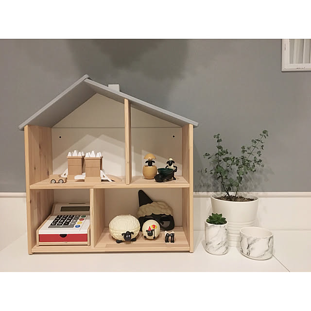 My Shelf,IKEA,instagram→_mehm_xx,イケア,子供部屋,DIY,北欧,北欧インテリア,木のおもちゃ,マイホーム,シンプルライフ,モノトーン,モノトーンインテリア,緑のある暮らし,観葉植物,子供部屋&キッズスペース moeの部屋