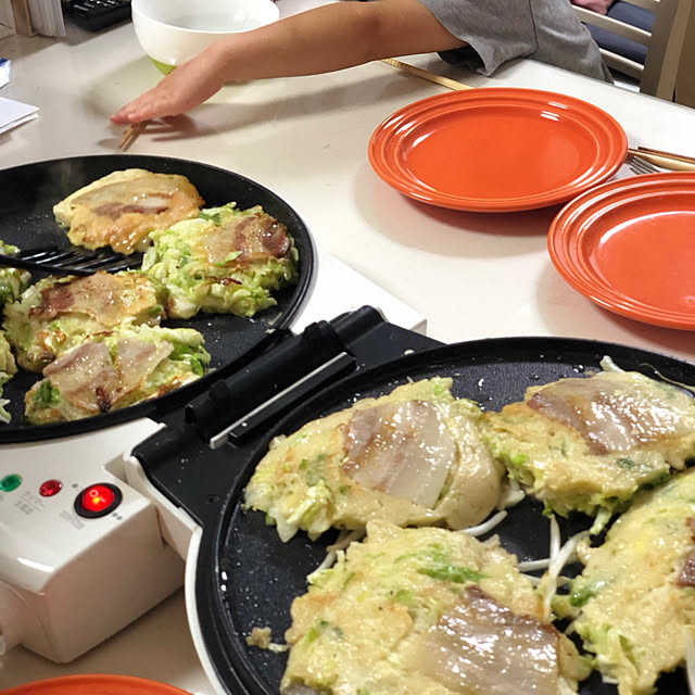 Kitchen,お好み焼き,ニトリのホットプレート,新商品買ったよ！,こどもと暮らす。 Naomiの部屋