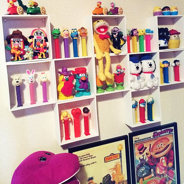 Lounge,アメトイ,PEZ,100均,toys,カラフル,pop,ごちゃごちゃ,おもちゃ chiaaの部屋